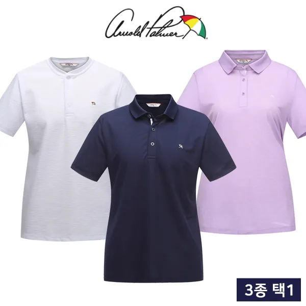 균일 [아놀드파마] 신상특가 썸머 베이직 남여 반팔티셔츠 3종 택1/골프웨어_AP250254, 1번 AMM0KL62 블루_BU