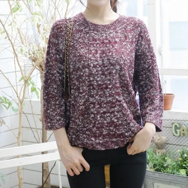 FREE 보카시(바네사)여자긴팔니트티 - (여자겨울신상/긴팔가디건신상/여자긴팔티셔츠/빈티지가디건/가을신)
