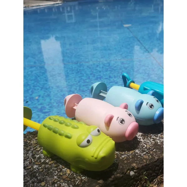 어린이 너프 배낭 물총 장난감 제빵맨 어린이 캐릭터 물총 악어 아기 상어 비치 수영장 여자 아기 물놀이 장난감, 13 NERF 수포 10m 사정거리