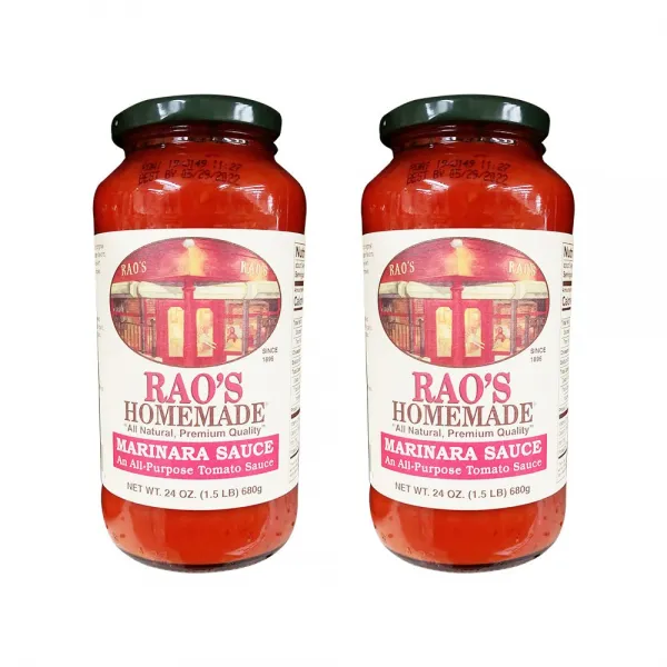 Rao's 라오 홈메이드 마리나라 다용도 토마토 소스 Homemade Marinara all-purpose tomato sauce 680g, 2개