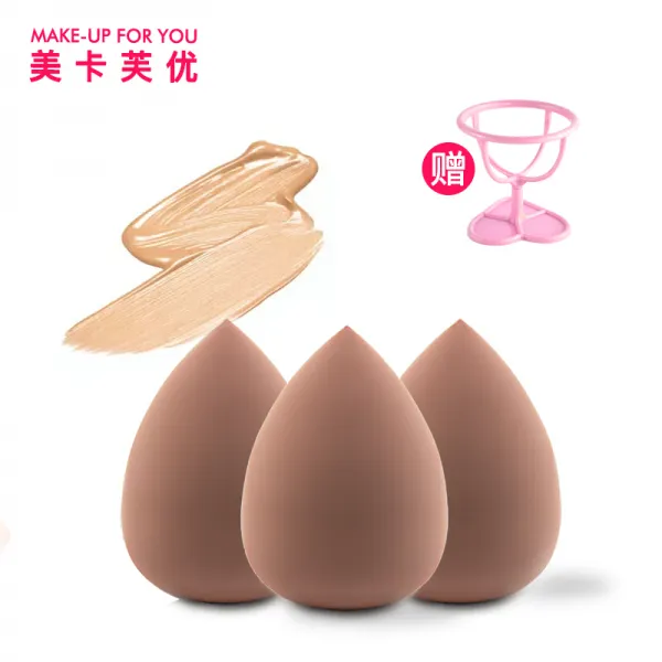 미카푸유메이화장지단박형/물방울 메이크업 스펀지 칼라 지단파운데이션 메이크업 지단파운데이션 【 선반 받침 】 밀크티 물방울 *3 (선반, 단일상품