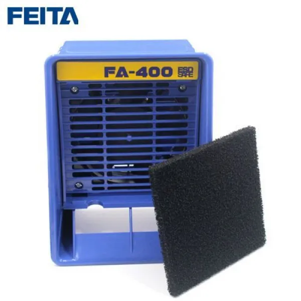[해외] FEITA FA4 솔더 연기 흡수기 6 PCS 활성 탄소 필터 스폰지 ESD FUME 추출기 흡연 악기, 1개
