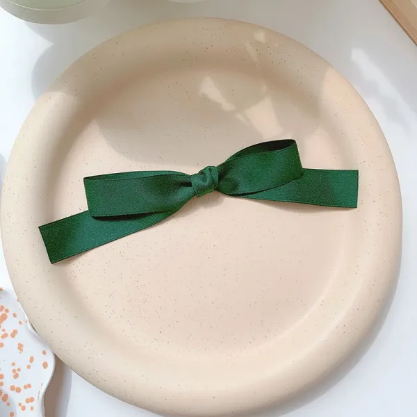 곱창머리끈 어려움을이기고나아감 언니 동일타입 블랙 리본 집게핀 머리끈 셀럽 고무줄