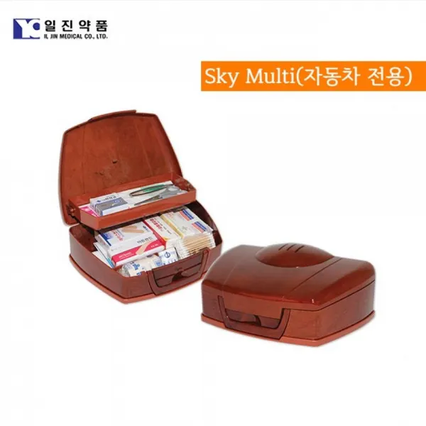 (DS) 차량전용 비상안전 구급함 내용물포함 의료함 미니구급함 약보관함 찰과상 구급가방 상비약