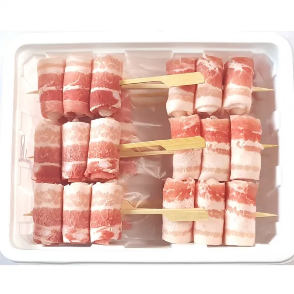 즉석 요리 삼겹 치즈 떡말이 75gx10입 x8개 안주 삼겹살/삼겹꼬치/꼬지/꼬치/분식재료간단한저녁메뉴/간편식/가정간편식/간편식품/즉석식품, 단일 수량
