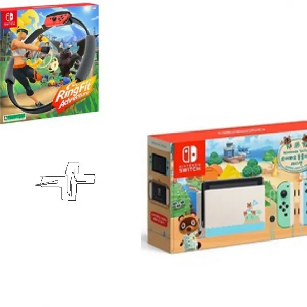 닌텐도 스위치 Had 신형 동물의숲 에디션 한국 링 피트 포함 새제품
