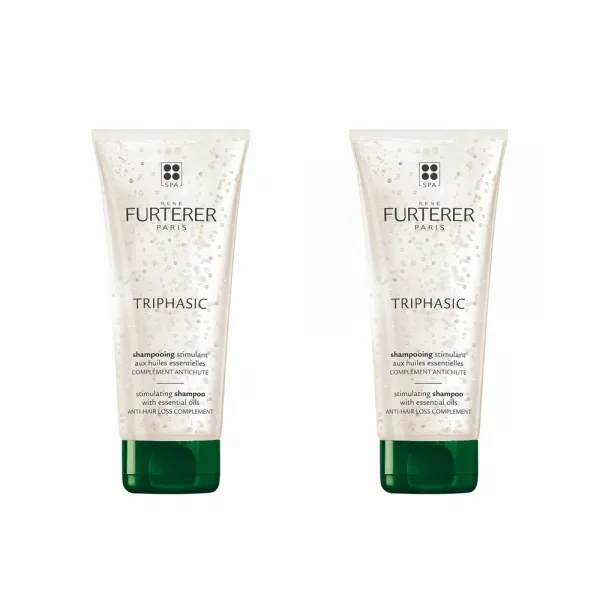 Rene Furterer TRIPHASIC Stimulating Shampoo 6.7oz 르네휘테르 트리파직 스티뮬레이팅 샴푸 200ml 2팩