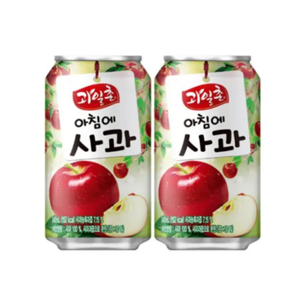 해음)과일촌아침에사과(캔)340mlx6개입Y/N:PDYD8454+ Y7, 1