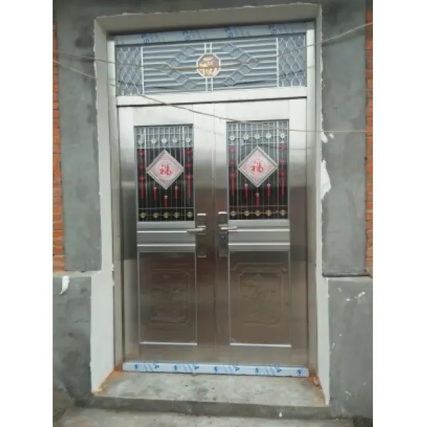 Dipylon 더블도어 304스테인리스방도문양문마을안전문백강문가용단문우자모문 쌍개복