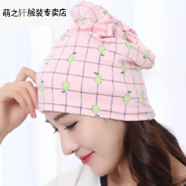 아기 모 달 모자 춘추 임신부 모자 산모 모 모자 모자 모자 모자 모자 모자 베레모 여름 앉다 산후 용품 코너 캡 / 분홍색 프 리 사이즈