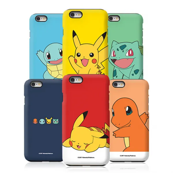 폰스터16 코쿼드 포켓몬 프린팅 아머 케이스 카드수납 핸드폰케이스 iphone Galaxy S10 LG V50 휴대폰