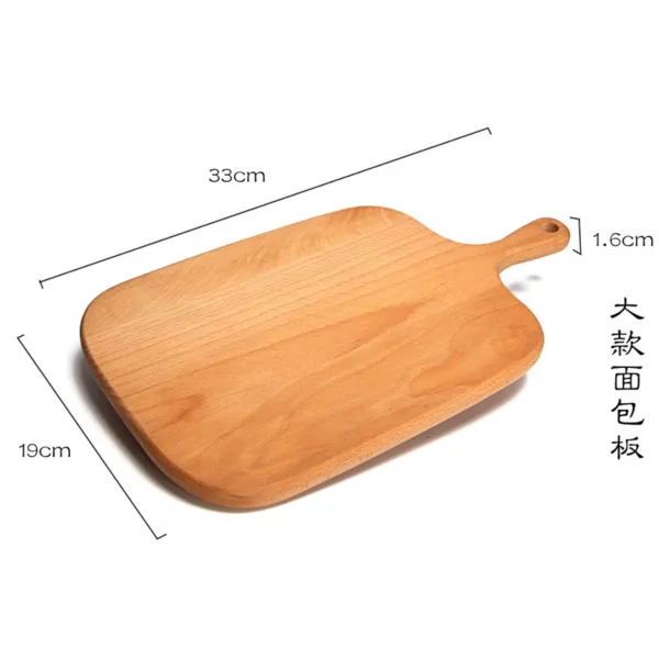 전참시 홍석천 가정용 빵 과일 플레이팅 컷팅 도마 원목도마 프레이팅도마 윤혜진나무도마 스시 우드도마 빵 크레페 피자 과일, 라지 33X19X1.5cm 빵도마