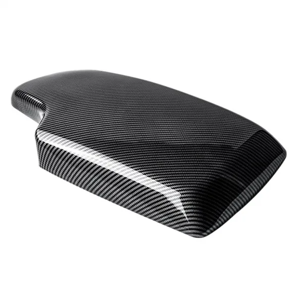 탄소 섬유 센터 콘솔 Armrest 패널 커버 트림 - BMW 3 3GT 4 시리즈 E90 F30 F31 F34 F32 F36 F34 2013-2019, 보여진 바와 같이