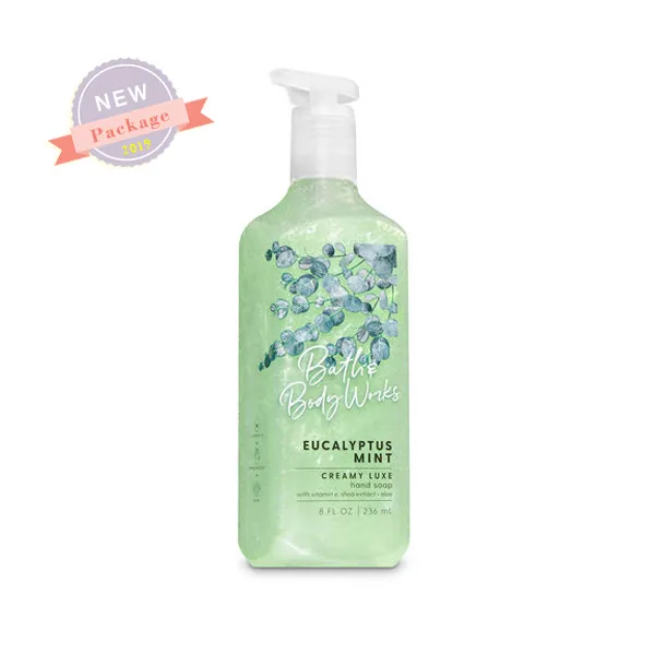 배스앤바디웍스 크리미 룩스 핸드 소프_유칼립투스민트, 1개, 236ml