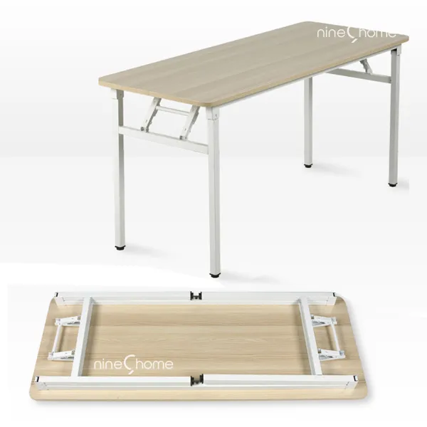 밀키 절탁자 사무용 책상 접이식 시스템책상, 1200x450:퓨어비치(WWD6024-WH)