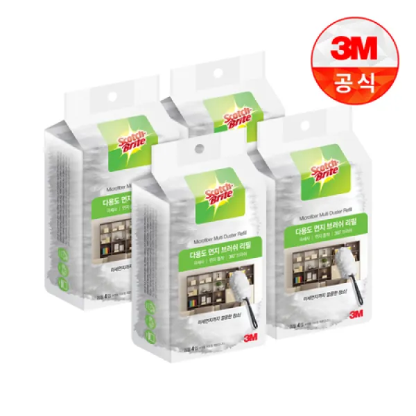 [멸치쇼핑]3M [3M]뉴 다용도 먼지떨이 리필 4입 4개, 상세 설명 참조