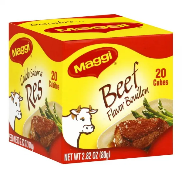Maggi 매기 소고기 스톡 3개 Beef Flavor Bouillon Cubes 80g, 1개