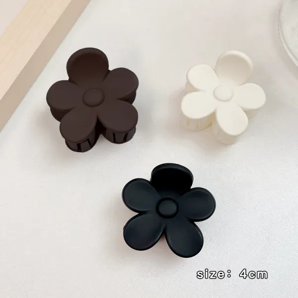 고말꼬리 고정신기 집게 트럼펫 여름 앞머리 머리핀 집게 머리장식