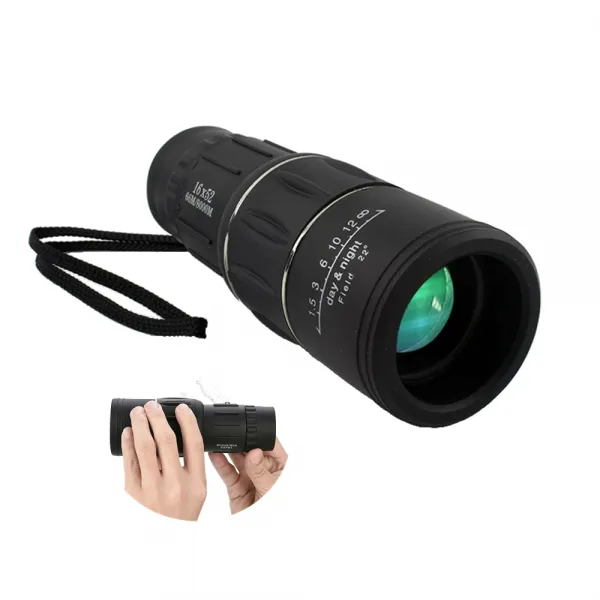 고성능 단망경 16x52배율 생활방수 망원경 Dual Focus