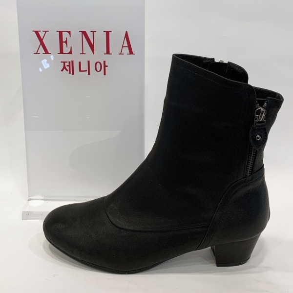 제니아 제니아 여성 양가죽 기모 4cm 발편한 미들 부츠 Lxb9518