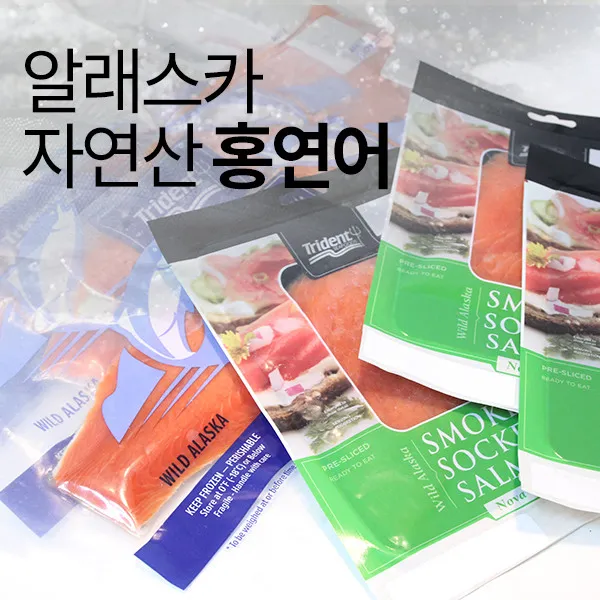 [동원수산] 알래스카 자연산홍연어세트(필렛1kg이상+훈제2팩+소스80gx2팩), 상세 설명 참조