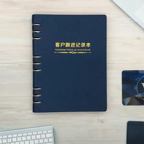 노트북 거래처 따라오다 본 기록장 수첩 방문함 등기표 자료 전화기 진도 판매 부동산을 사다 고문 2601353804, B5 디프블루 껍질 루스리프