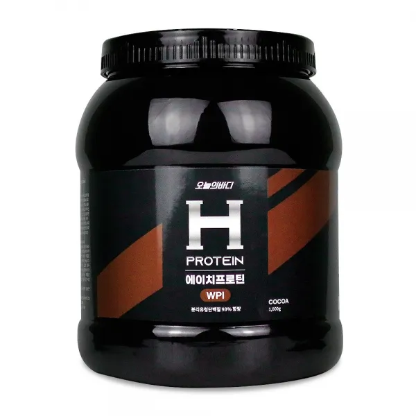 오늘의바디 에이치 프로틴 WPI 코코아맛, 1000g