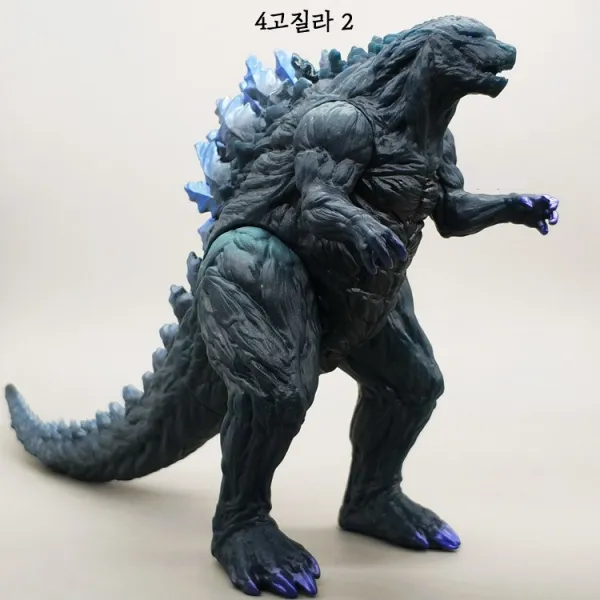 TTK 킹오브몬스터 고질라 킹콩 관절 인형 피규어 장난감, 4고질라 2개