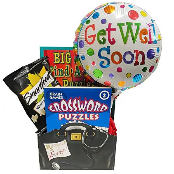Get Well Soon Gift Box: for Men Women Teens with Puzzle Books an Entertaining Get Well Gift 잘 준비하십, 1