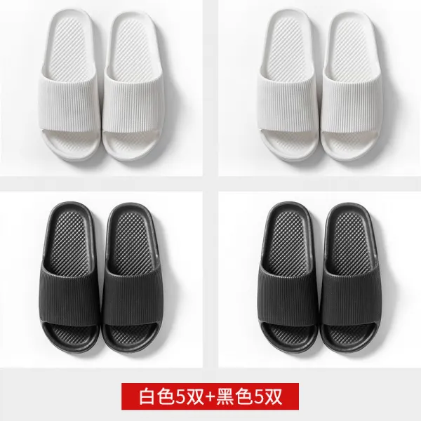 여름실내화 반력 리다니 10 컬레 슬리퍼 여성 손님을 대접하다 소음방지 미끄럼방지 호텔 남자 4803639210, 여성 37-38 _남자 41-42