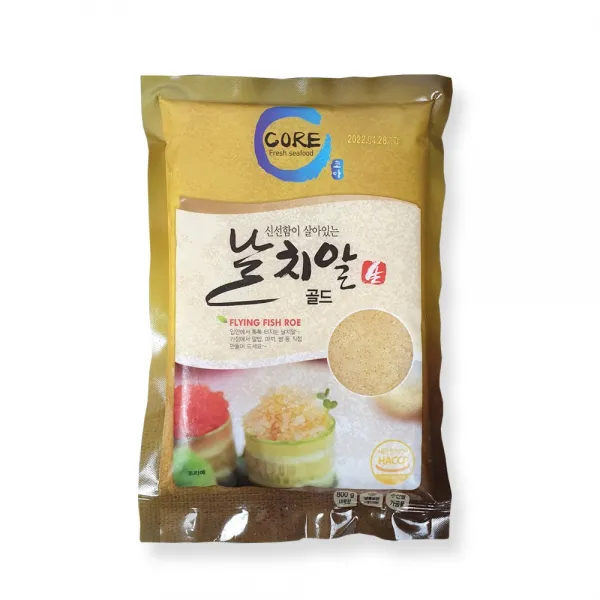 해물총각 대용량 프리미엄 날치알(골드 레드) 800g, 1개, 날치알 골드 800g(코아)