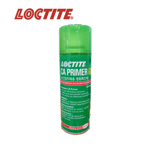 INVEN*록타이트 LOCTITE CA Primer Gold 순간 경화 촉진제 230ml (백화방지 접착제 경화 촉진)@안전2중포장@