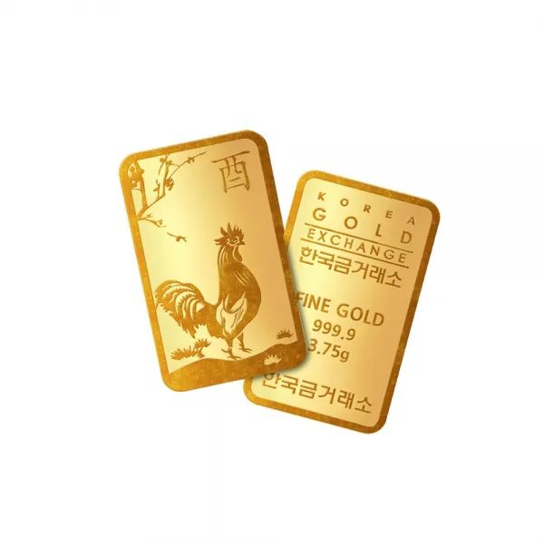 한국금거래소 닭 골드바 3.75g 순금24K