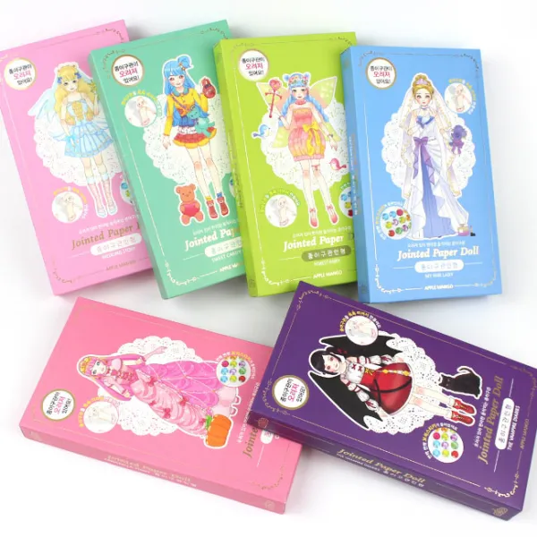 애플망고 종이구관인형 종이관절 Diy종이인형 키트 이상품은 랜덤발송 되는 상품입니다