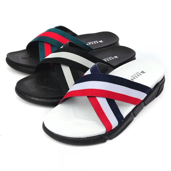 피노치 남자 여름 X끈 푹신한 3cm 편안한 키높이 슬리퍼 신발 사무실 실내화 겸용