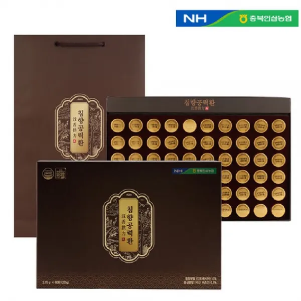 침향 공력환 30환 침향환 효능 부모님 선물 할머니 생신 어르신 면역력, 1set, [농협]침향공력환 30환 3박스
