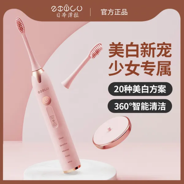 음파 전동 칫솔로 일본인 학생들이 칫솔 자동으로 충전식 당 여학생이 머리를 브러시 세트 커플이다., 현고검정20 표배판 4 20