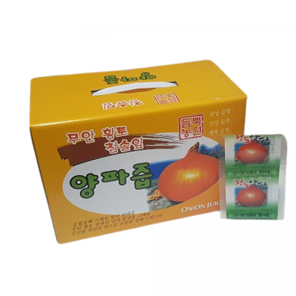 듬뿍농원 겉껍질까지 다린무안 황토 참솔잎 양파즙 50포 110ml, 1박스, 50개입