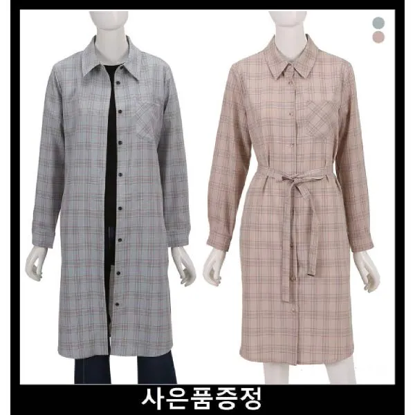 [현대백화점][코인코즈](IW9MB241)뒷날개 훌 아우터형 롱셔츠