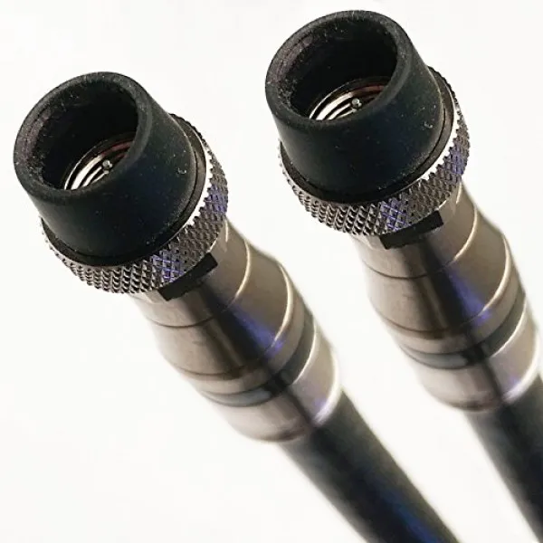 150 피트 블랙 TRI-Shield 14AWG 75 옴 겔 코팅 블레이드 직접 매설 RG11 지하 COAXIAL 케이블 Belden PPC 내, 단일상품