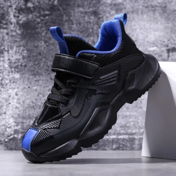 2019 스카우트 아동 스포츠 신발 미끄럼 방지 농구 신발 미디엄 키즈 레지던트 내차생화 블 8453 