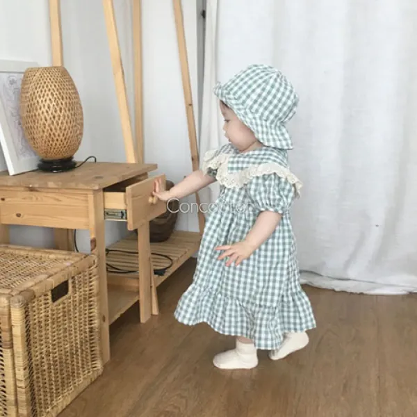 꽁꼬떼베베 캔디체크원피스 유아원피스 원피스