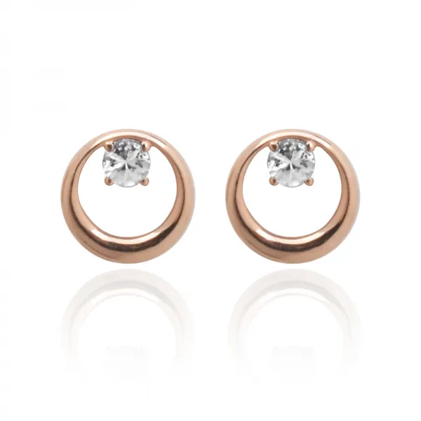 14k 04월 하현달 귀걸이