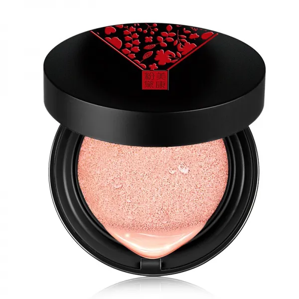 미강 펀더도화 쿠션 비비 크림 Bb서리 Cc 서리쿠션 커버와 보습 밝음 연분홍빛 자연 