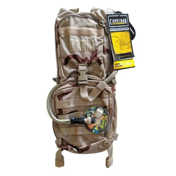 Camelbak 매복-100 oz 3.0L Desert Camo NSN 8465015173143 PROD2080001006, 한 가지 색