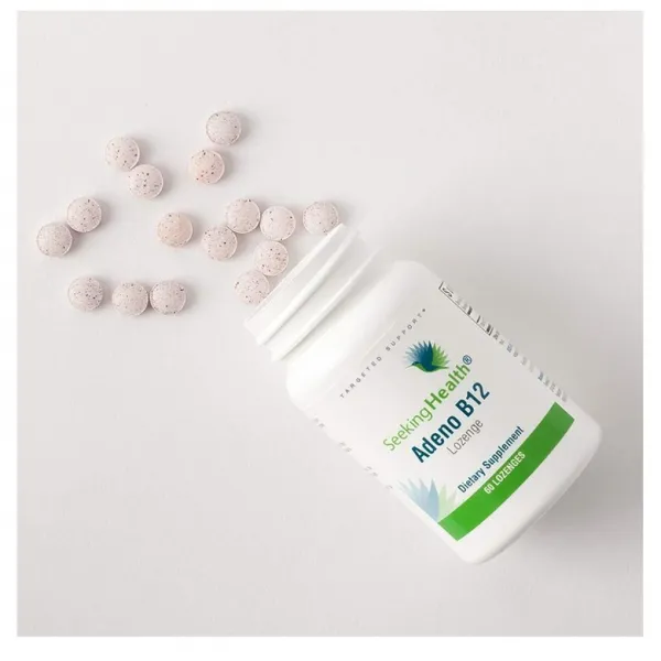 Seeking Health (2팩) 씨킹헬스 비타민B12 아데노실코발라민 3000mcg 60정 악성빈혈 브레인포그, 1mg, 2개