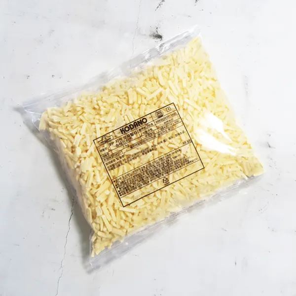 자연치즈 98.5% 모짜렐라치즈 슈레드 치즈 1kg 피자치즈, 1개
