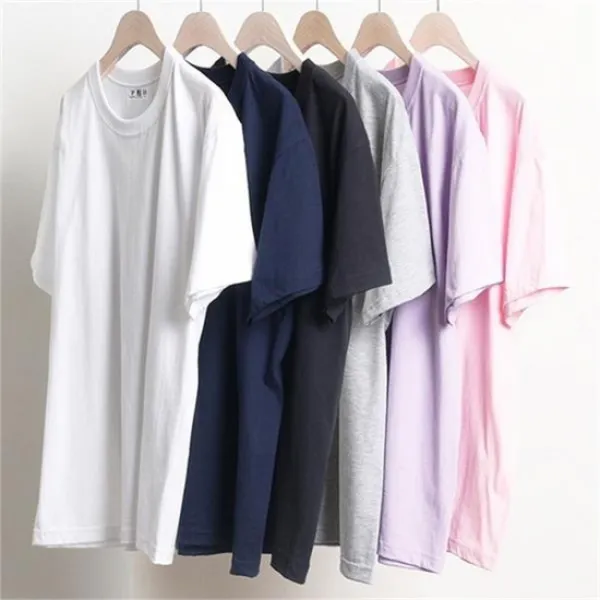  강물처럼 빅사이즈 W046l902 베이직 30수 반팔티 Pc