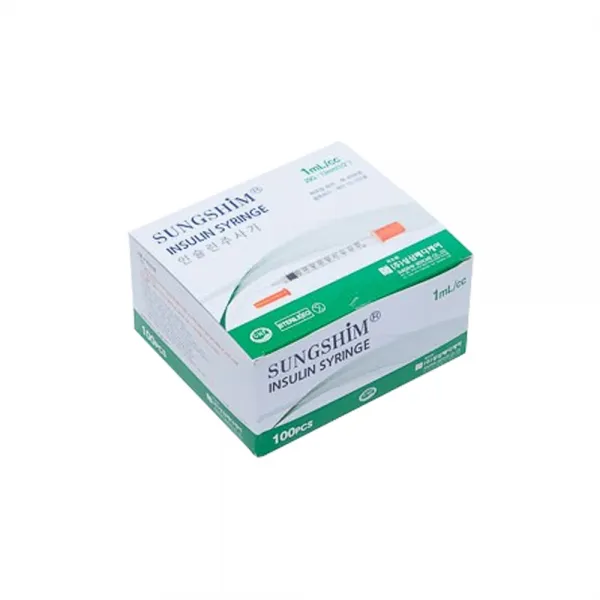 성심 인슐린주사기 1cc 29G 12.7mm, 단일상품