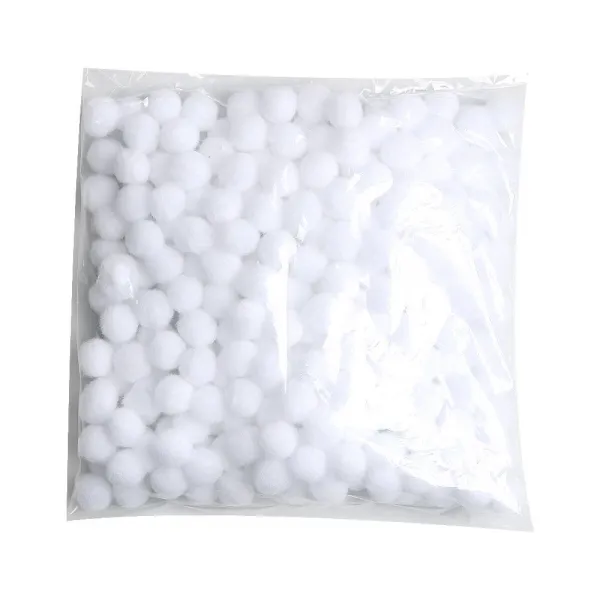 5000 퐁퐁 20mm 흰색 - (뿅뿅이/솜방울/칼라솜/밤송이/만들기재료/언어/학습완구/매트/완구/육아/출산추천)